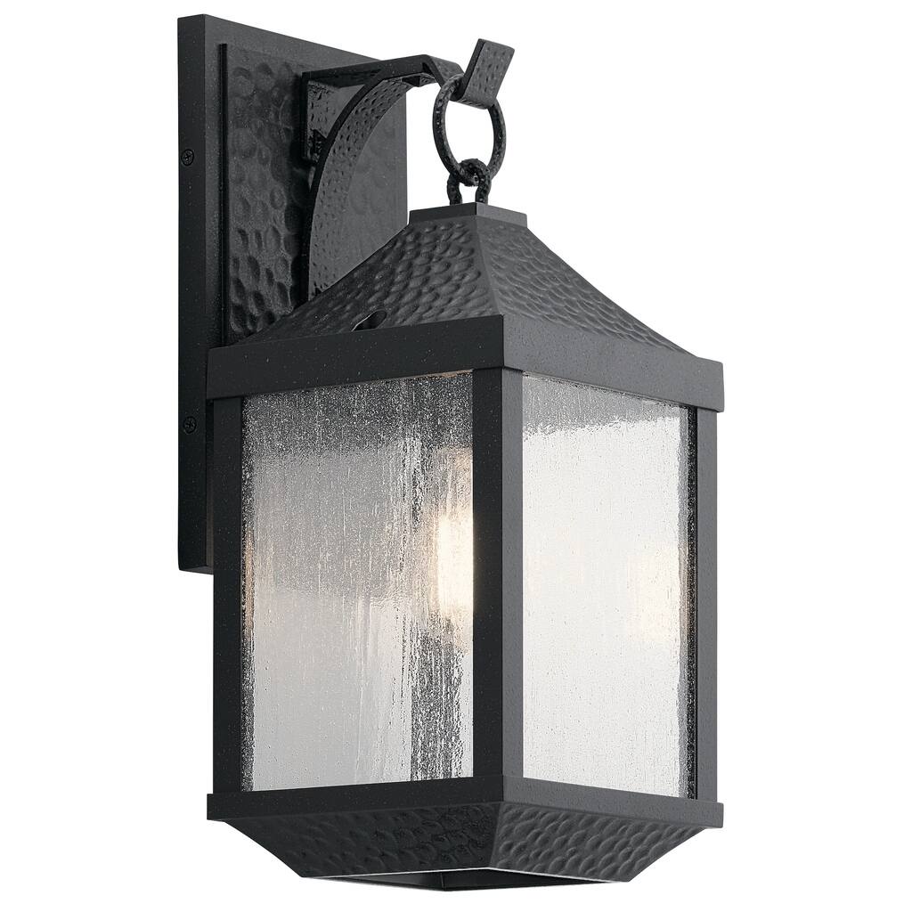 Kichler Lighting Springfield Collection 1-light Distressed Black Outdoor Wall Lantern