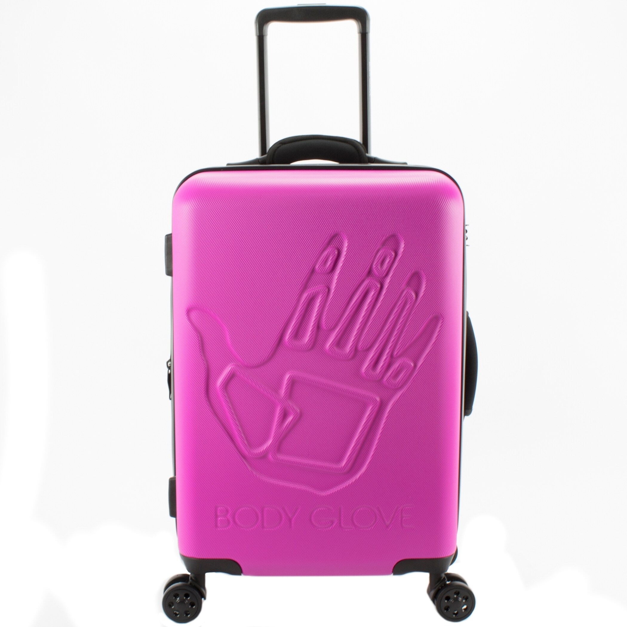 pink suitcase carry on