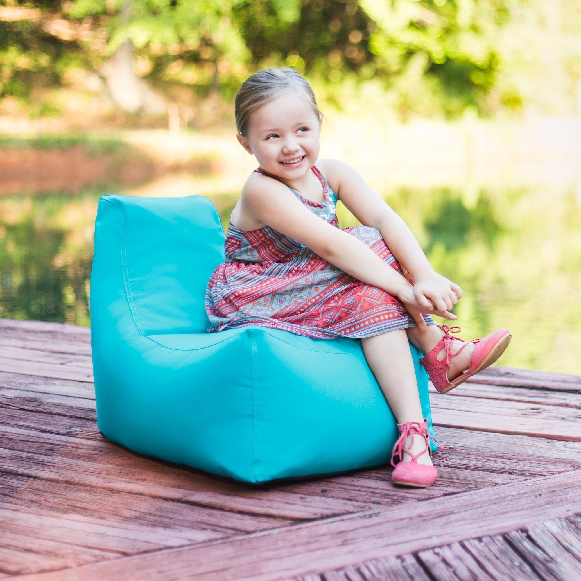 Shop Jaxx Juniper Outdoor Bean Bag Kids Patio Chair Free