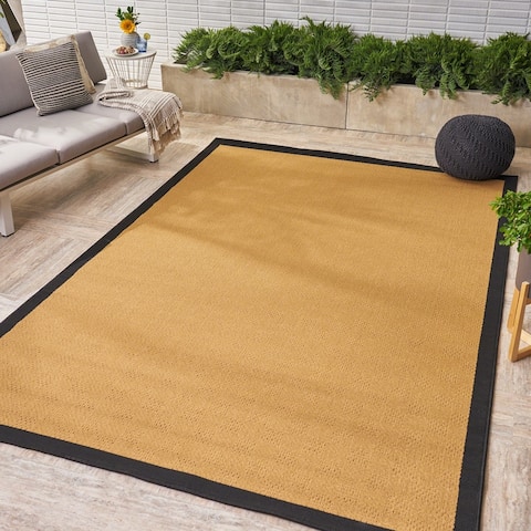 Troy Indoor/ Outdoor Border Area Rug by Christopher Knight Home