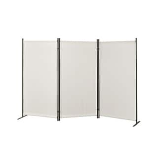 Metal Room Dividers Decorative Screens Online At Galaxy Indoor Outdoor 3 Panel Room Divider Beige With Heavy Metal Tubing