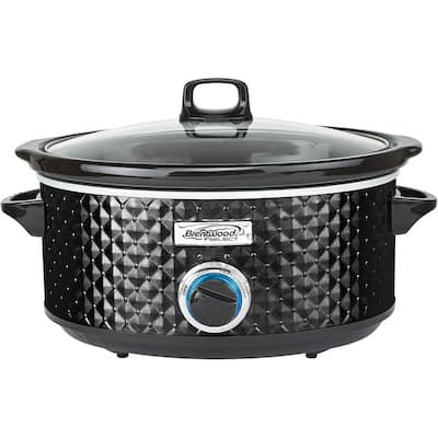 Brentwood Select 7 Quart Slow Cooker in Black