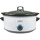preview thumbnail 1 of 2, Brentwood Select 7 Quart Slow Cooker in White