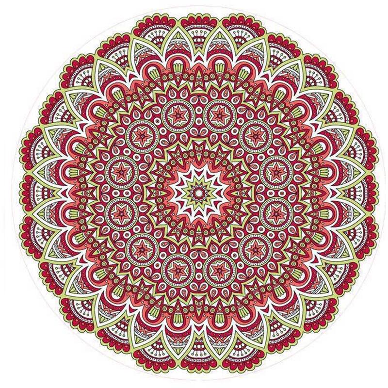 Round Beach Towel, Mandala Towel