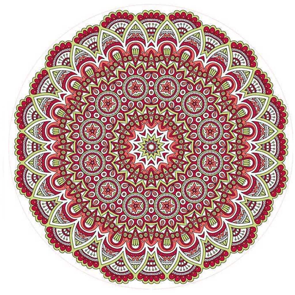 Round Beach Towel, Mandala Towel