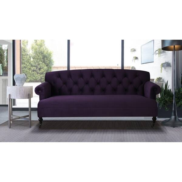 Shop Gracewood Hollow Alfonzo Tufted Sofa With Rolled Arms