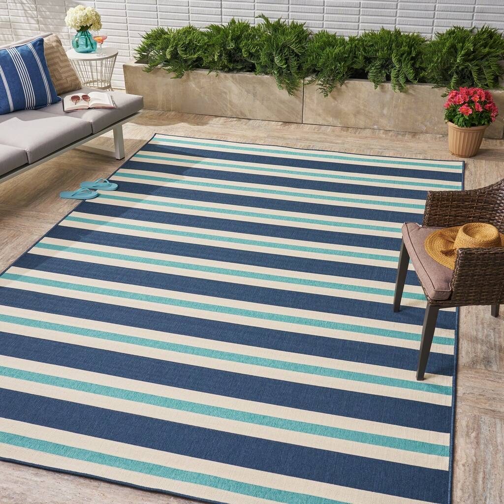 Ronan Indoor/ Outdoor Geometric Area Rug by Christopher Knight Home