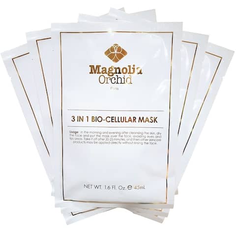 Magnolia Orchid Coconut Collagen 3 in 1 Bio-Cell Mask (Set of 5)