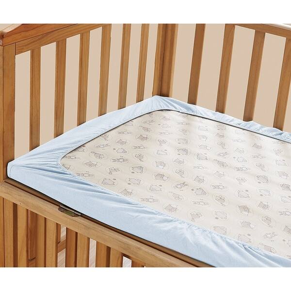 Shop Elegant Comfort Luxury Silky Soft Baby Crib Fitted Sheet 100