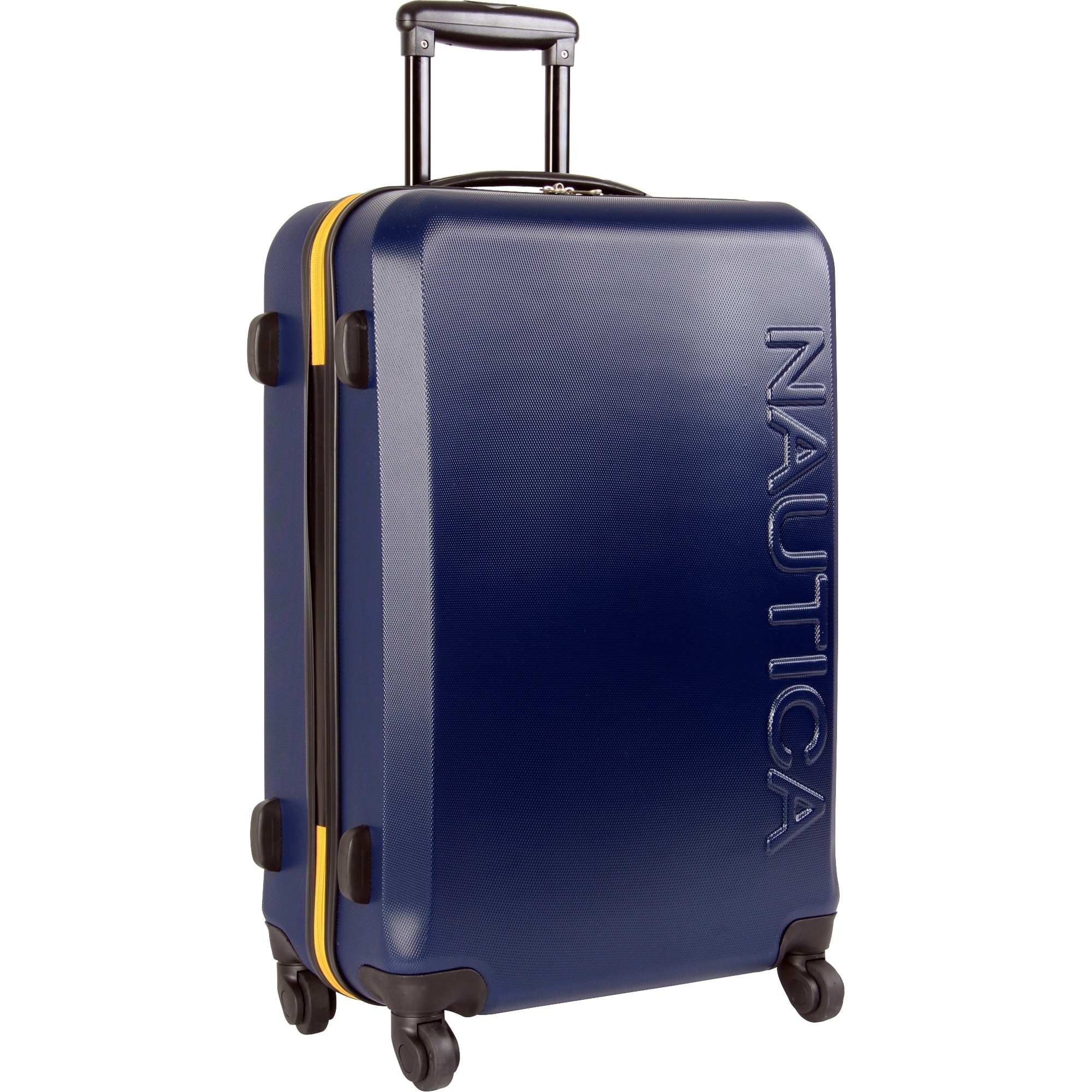 nautica suitcase blue and yellow