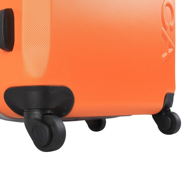 nautica orange suitcase