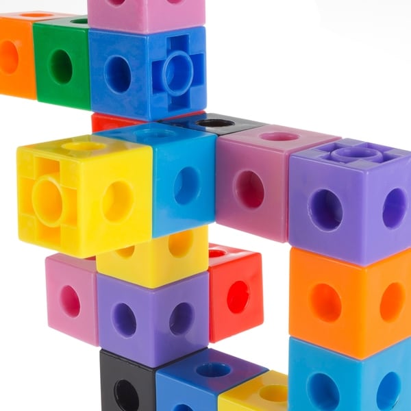 plastic building cubes