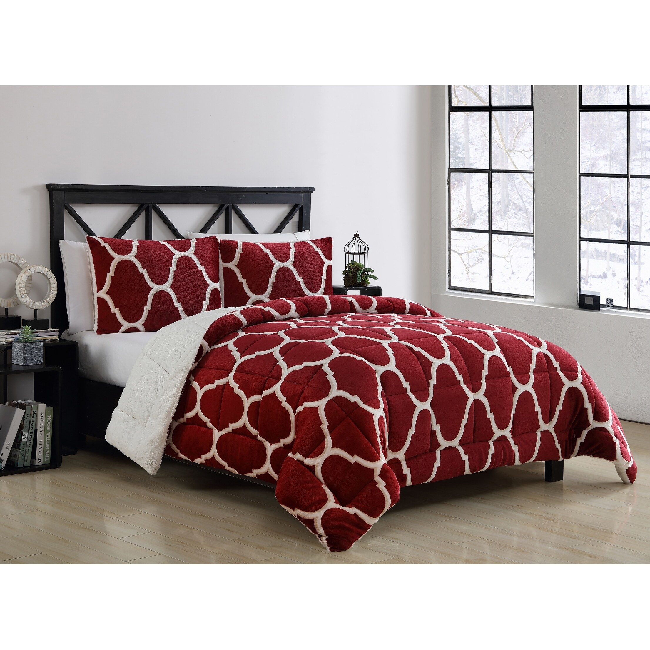 Shop Vcny Home James Reversible Comforter Set On Sale Free