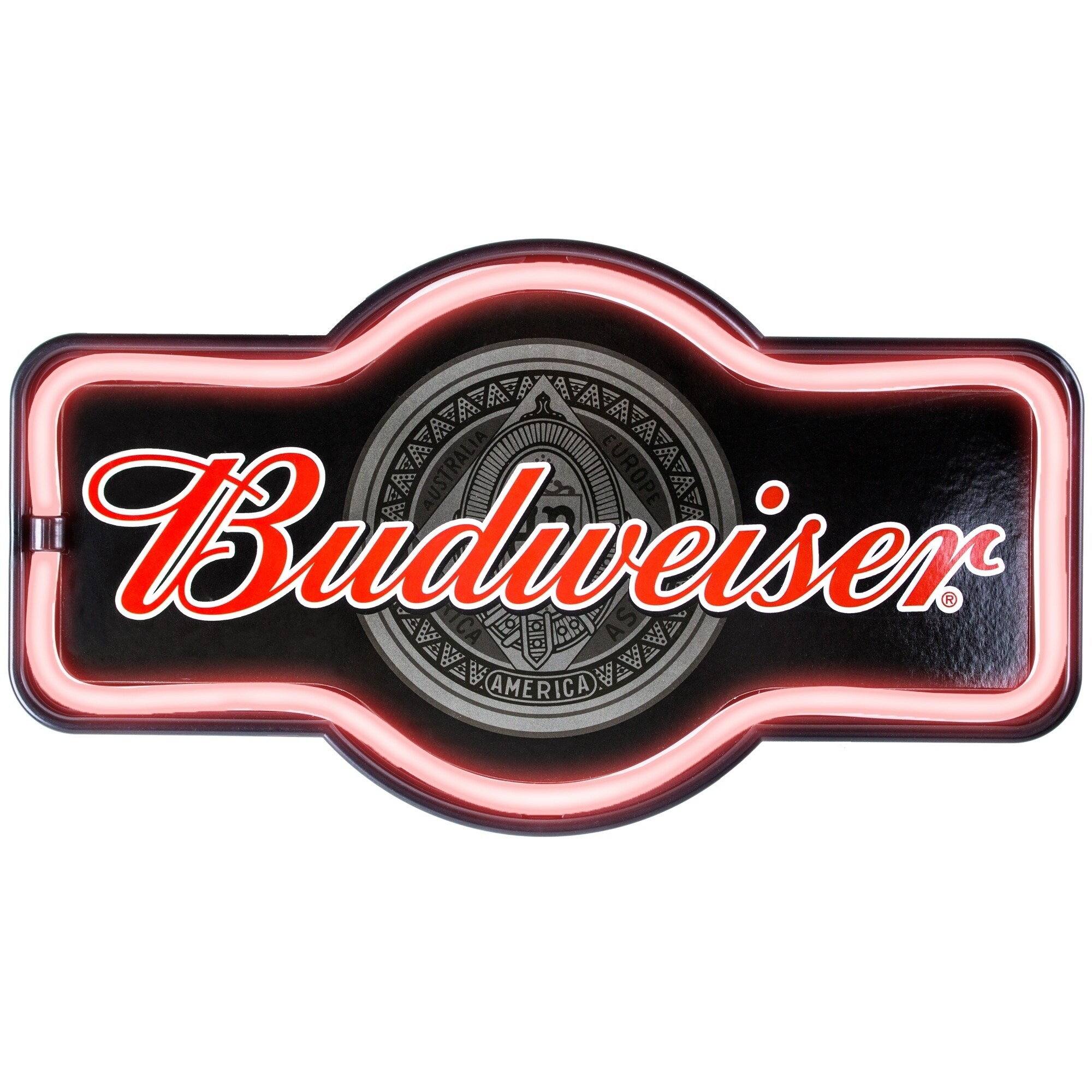 DISCONTINUED - American Art Decor Vintage Budweiser Marquee Shaped