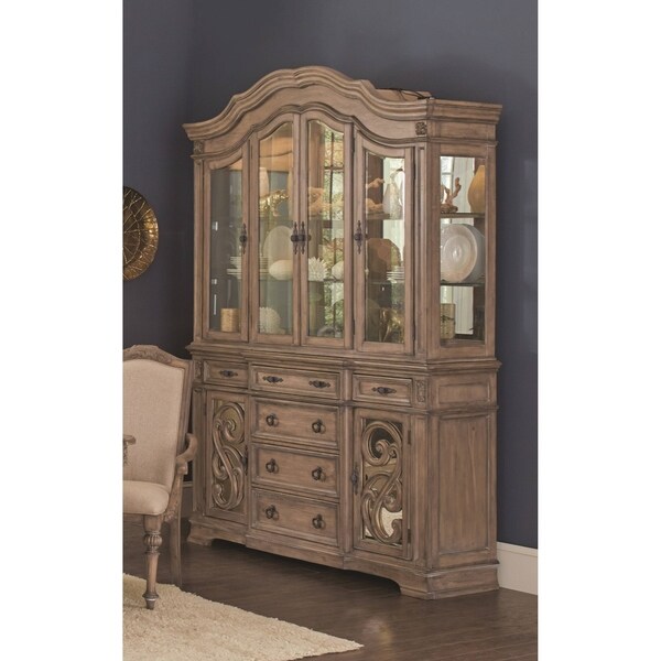 Ilana Traditional China Cabinet With Gl Doors On Ilana Traditional China Cabinet With Gl Doors On Free Shipping Today 22158175