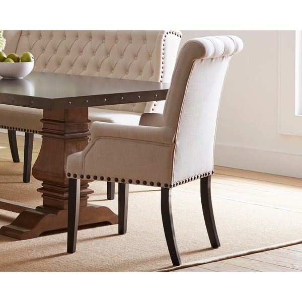 Parkins Cream Upholstered Dining Arm Chair 26 75 X Parkins Cream Upholstered Dining Arm Chair 26 75 X
