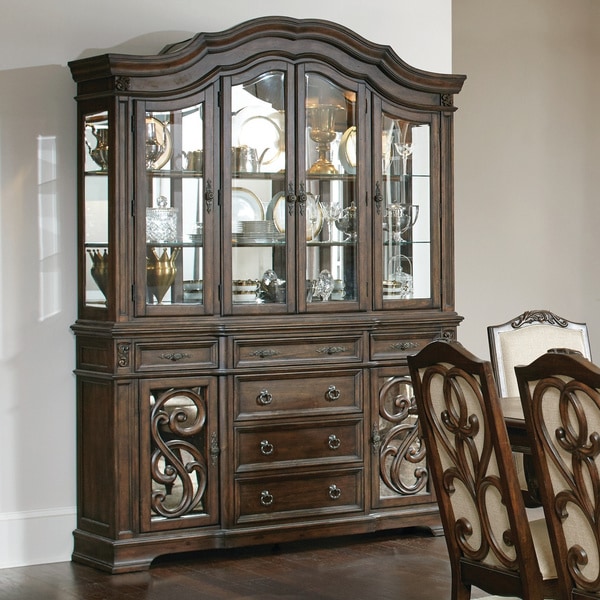 Shop Ilana Traditional Antique Java China Cabinet With Glass Doors Shop Ilana Traditional Antique Java China Cabinet with Glass Doors - Free Shipping Today - Overstock.com - 22158225 - Shop Ilana Traditional Antique Java China Cabinet With Glass Doors