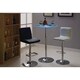 Contemporary Chrome LED Bar Table - Thumbnail 1
