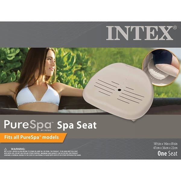 Intex Removable Slip Resistant Seat For Inflatable Pure Spa Hot Tub - Bed  Bath & Beyond - 22158357