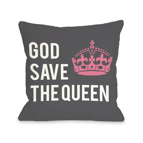 God Save The Queen Pillow by OBC