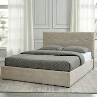 ACME Louis Philippe III Eastern King Bed with Storage in Dark Gray - Bed  Bath & Beyond - 30032186