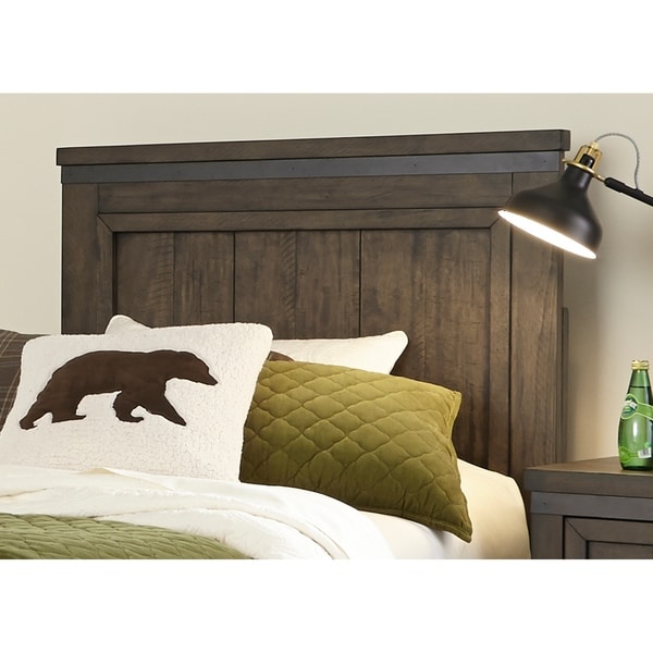 Thornwood Hills Youth Rock Beaten Grey Full Panel Headboard