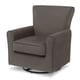 preview thumbnail 12 of 11, Delta Children Elena Glider Swivel Rocker Chair, Blue Velvet