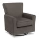 preview thumbnail 9 of 11, Delta Children Elena Glider Swivel Rocker Chair, Blue Velvet