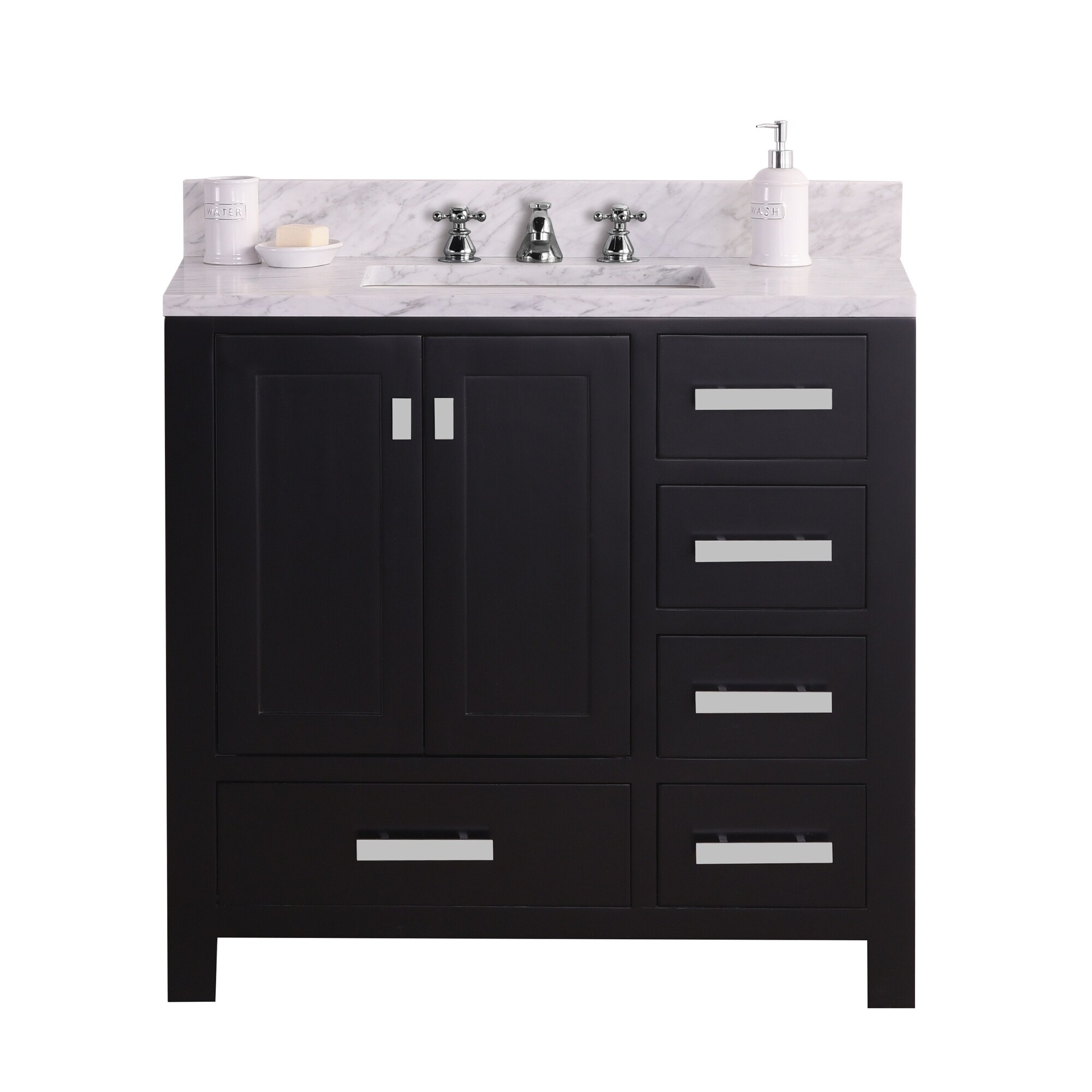 Shop 36 Inch Wide Dark Espresso Single Sink Bathroom Vanity From