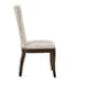 preview thumbnail 9 of 14, Willa Dark Cherry Wood and Beige Fabric Extendable Rectangular Dining Set by iNSPIRE Q Classic