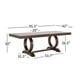 preview thumbnail 13 of 14, Willa Dark Cherry Wood and Beige Fabric Extendable Rectangular Dining Set by iNSPIRE Q Classic