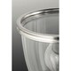 preview thumbnail 3 of 1, Saluda Collection 3-Light Brushed Nickel Clear Glass Coastal Bath Vanity Light