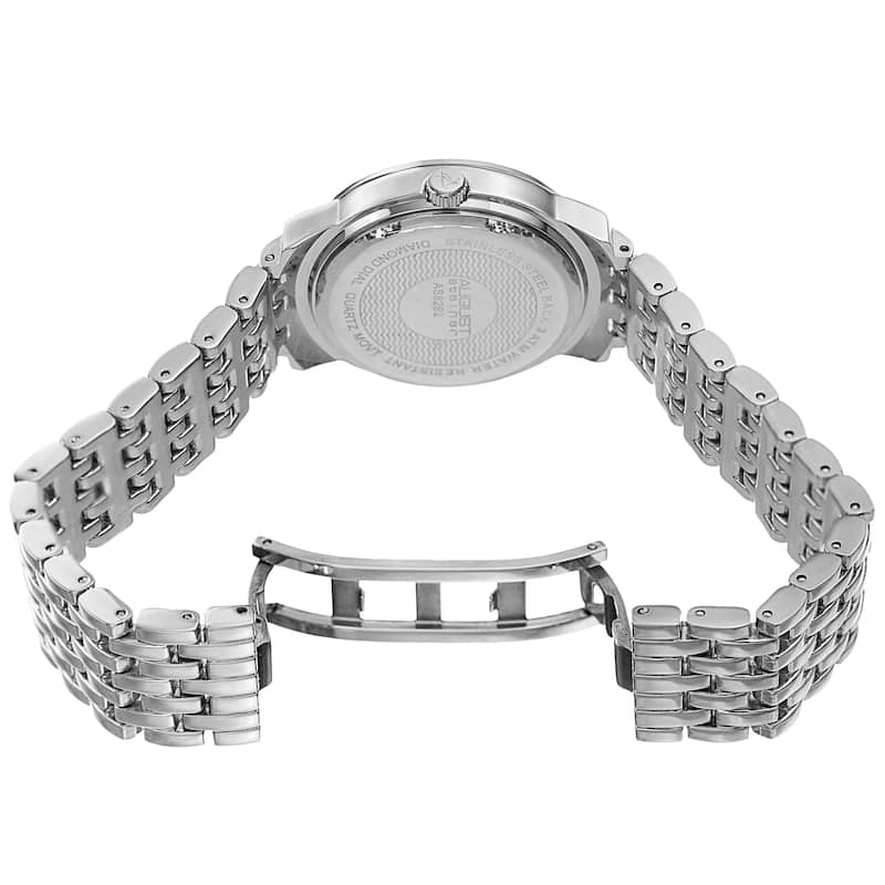 August Steiner Ladies Sparkling Diamond Crystal Bracelet Watch Gifts for Her