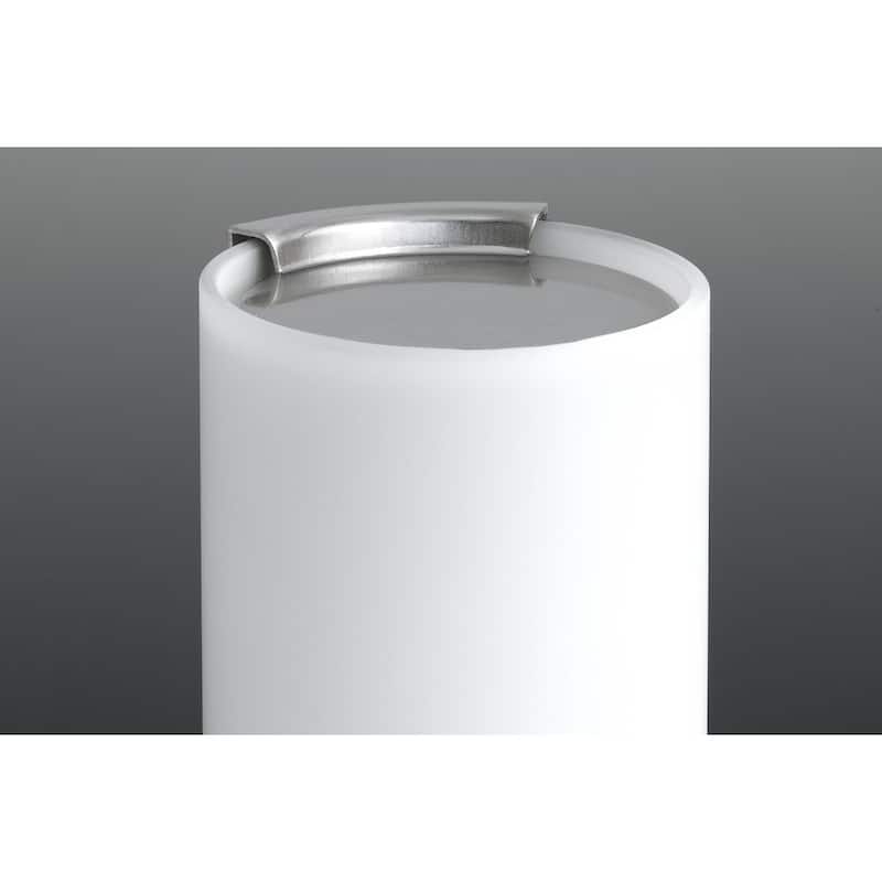 Colonnade LED Collection 2-Light Brushed Nickel Etched White Glass Luxe Bath Vanity Light