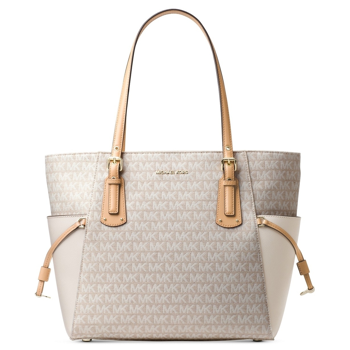 cream mk purse