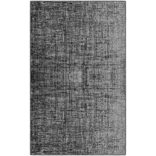 Brumlow Mills Contemporary Linen Grey Nylon Area Rug - 7'6"x10'