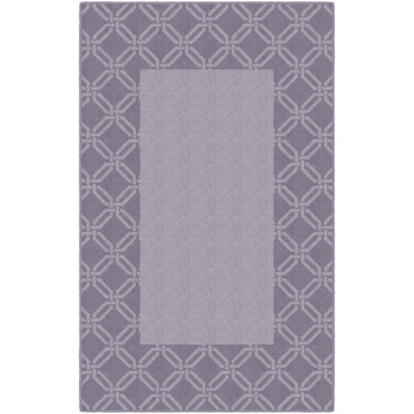Brumlow Mills Purple Trellis Border Area Rug - 7'6"x10'