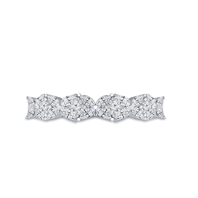 Auriya Vintage 1/3ctw Diamond Wedding Band 14k Gold