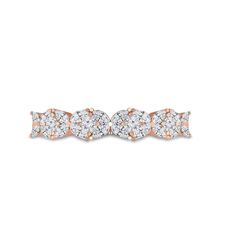 Auriya Vintage 1/3ctw Diamond Wedding Band 14k Gold