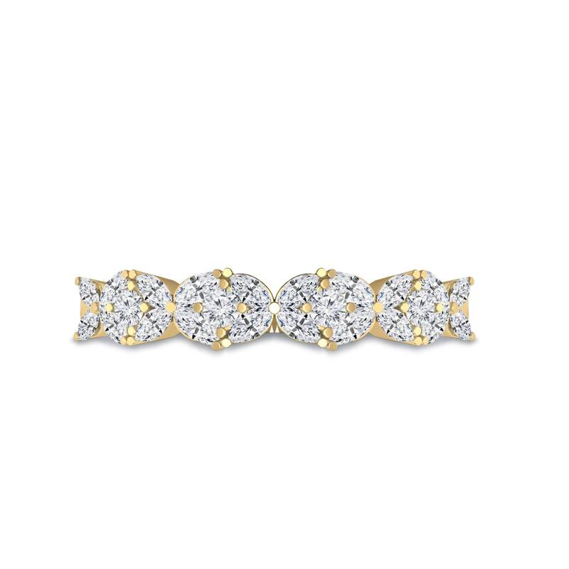 Auriya Vintage 1/3ctw Diamond Wedding Band 14k Gold