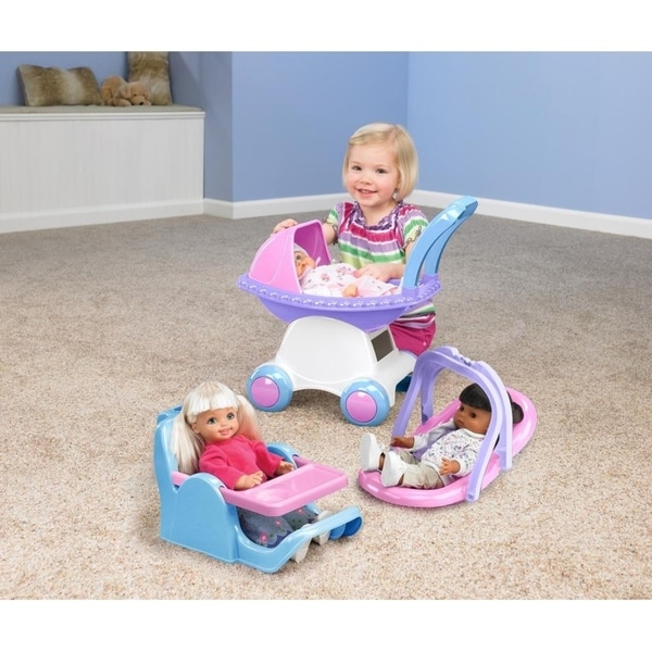 american plastic toys on the go stroller