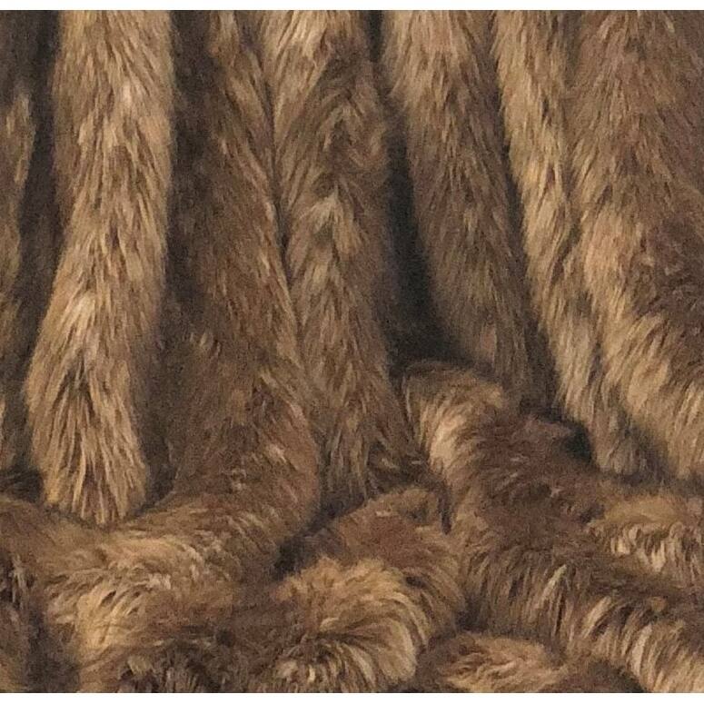 Faux Mountain Coyote Handmade Luxury Throw