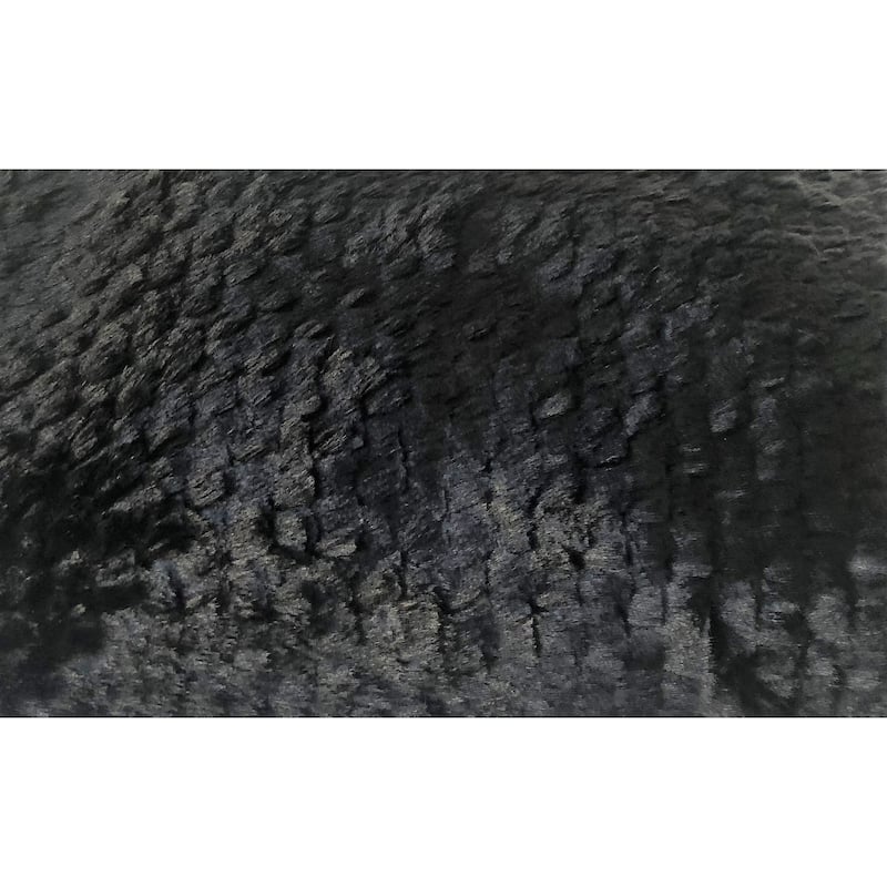 Black Mink Faux Fur Luxury Throw