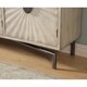 preview thumbnail 5 of 3, Somette Dayton Textured Cream Three Door Media Credenza - 68.5"W x 16"L x 34.5"H