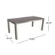 preview thumbnail 4 of 19, Rowan Outdoor Aluminum 7 Piece Dining Set with Glass Table Top by Christopher Knight Home
