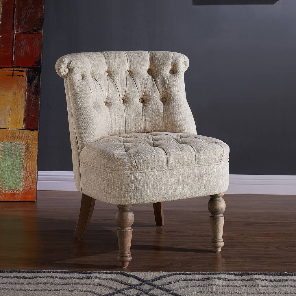 Briana-Tufted Accent Chair