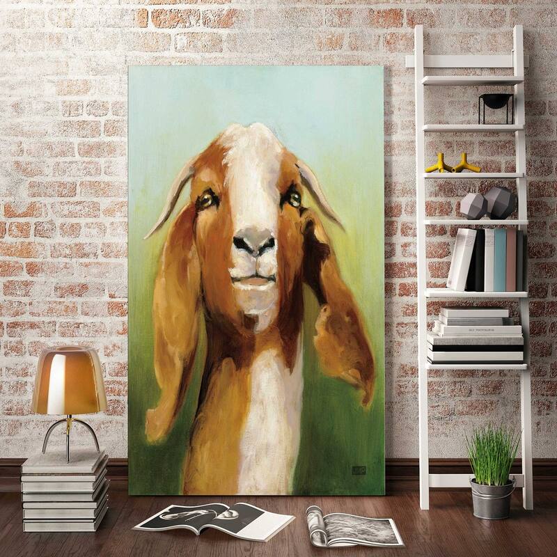 "Got Your Goat" by Julia Purinton Print on Canvas