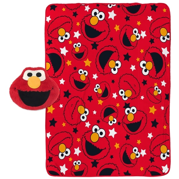 elmo blanket and pillow set