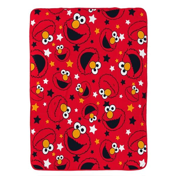Shop Sesame Street Elmo Travel Throw And Face Pillow Free