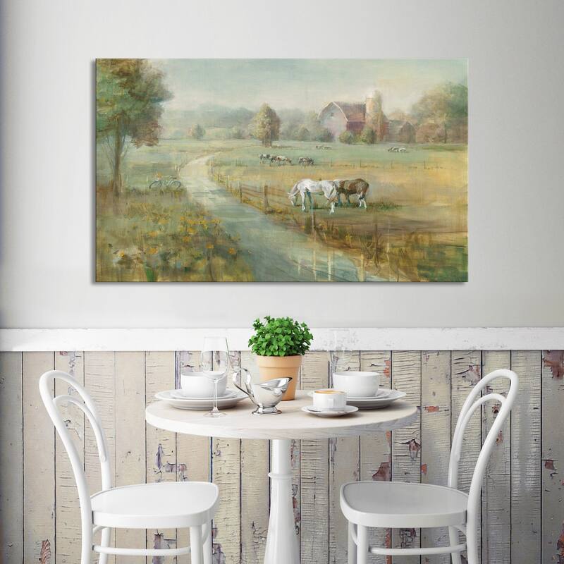 "Tranquil Farm" Print on Canvas